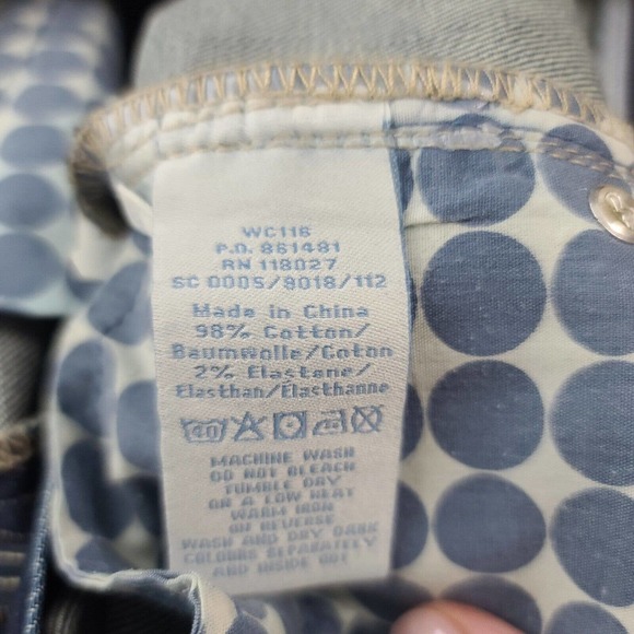 Boden Jeans Bootcut Blue 4L Long 33" Inseam Stretch Whiskering Tall #WC116 - Picture 6 of 10